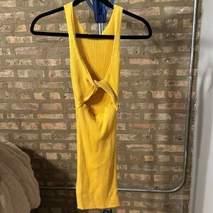 🤍 PRINCESS POLLY yellow mini dress 🤍